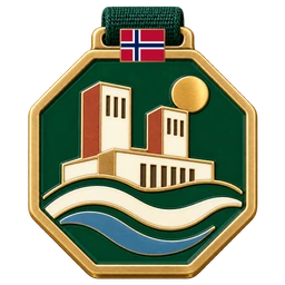Oslo Marathon digital medal preview, not earned